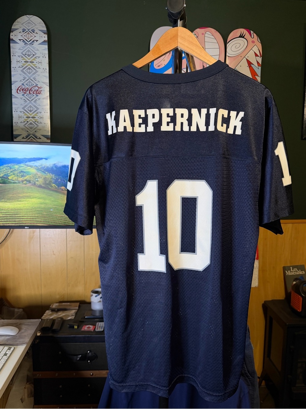 Colin Kaepernick Rare VTG Y2K Nevada Wolf Pack NCAA Football Jersey M 49ers